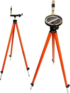 Prismatic Compass with Adjustable Tripod Stand