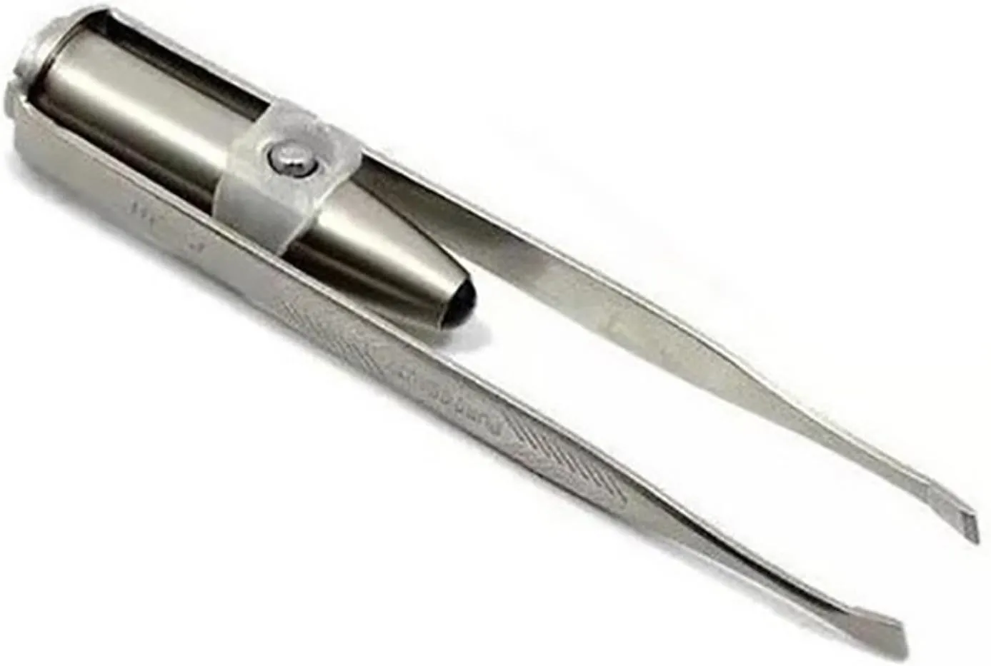 Professional Stainless Steel Makeup Light Slant Tip Hair Removal Eyelashes Eyebrow Tweezers Makeup Tool