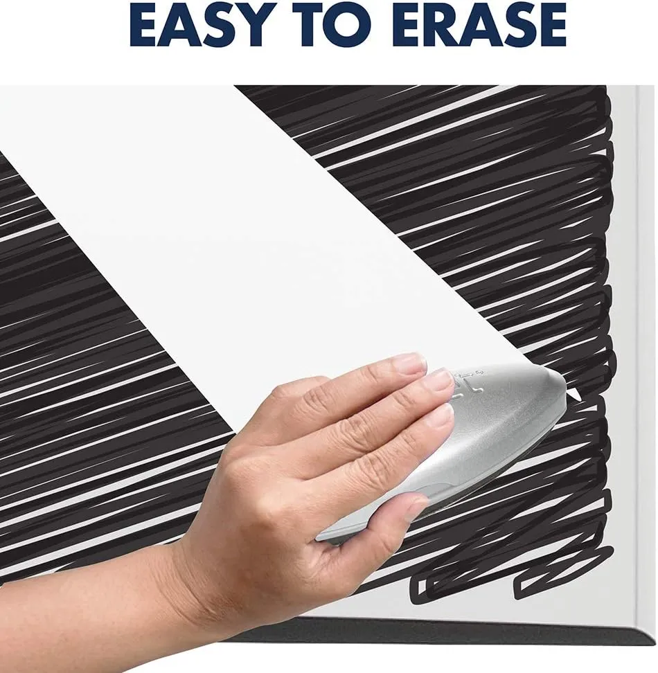 Quartet Easel, Magnetic Whiteboard/Flipchart, 3' x 2', Compass Mobile Presentation, Graphite Frame (ECM32EU)