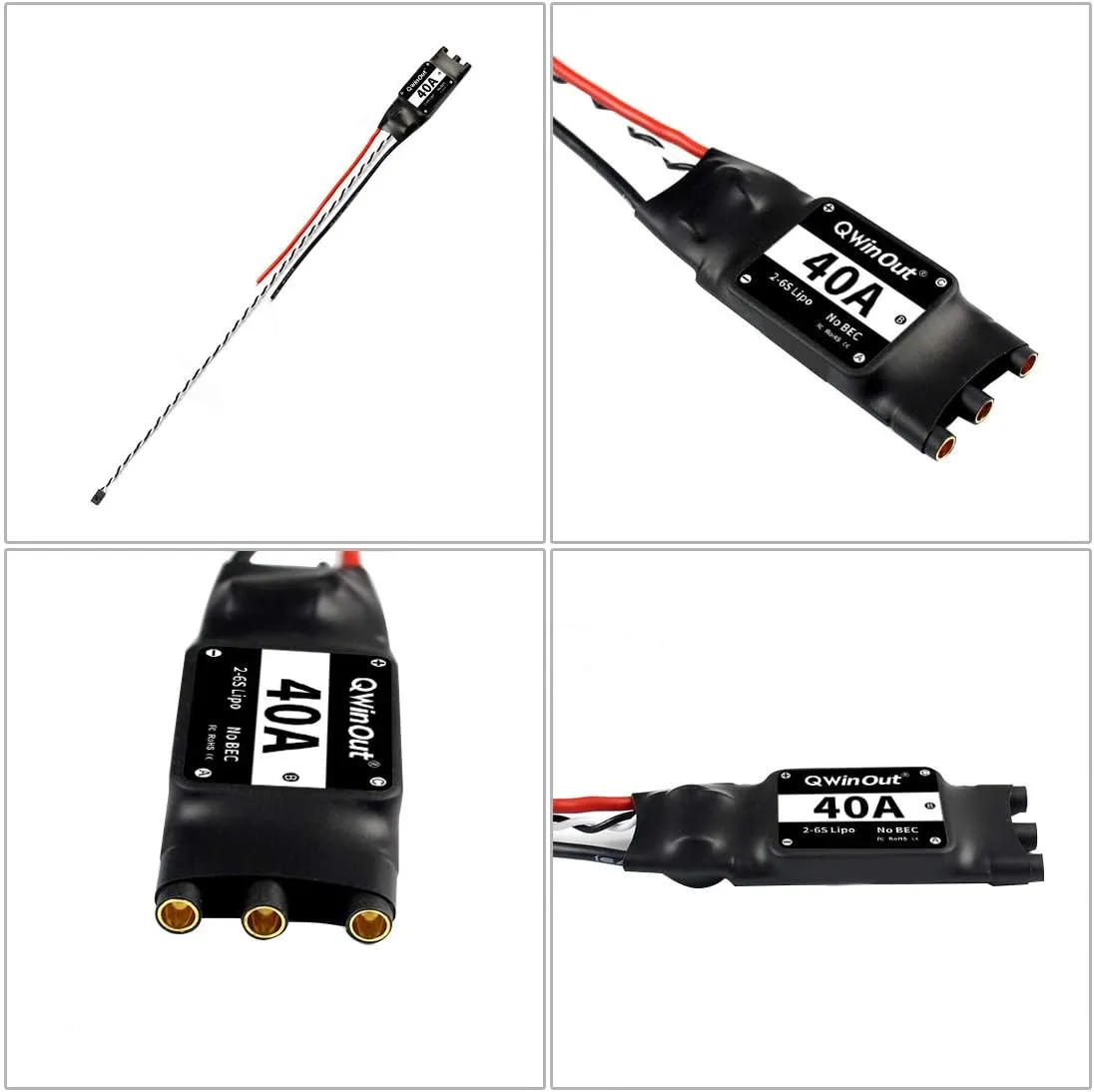 QWinOut Q705 DIY Drone Kit Helicopter T18 PRO /AT9S/FS-i6/AT10 Remote Control APM/PIX Flight Control 40A ESC Aircraft RTF (KIT 11)