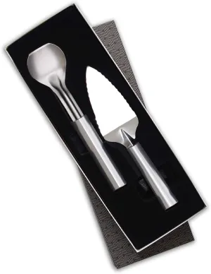 Rada Cutlery Pie A'La Mode Gift Set, Silver Handles