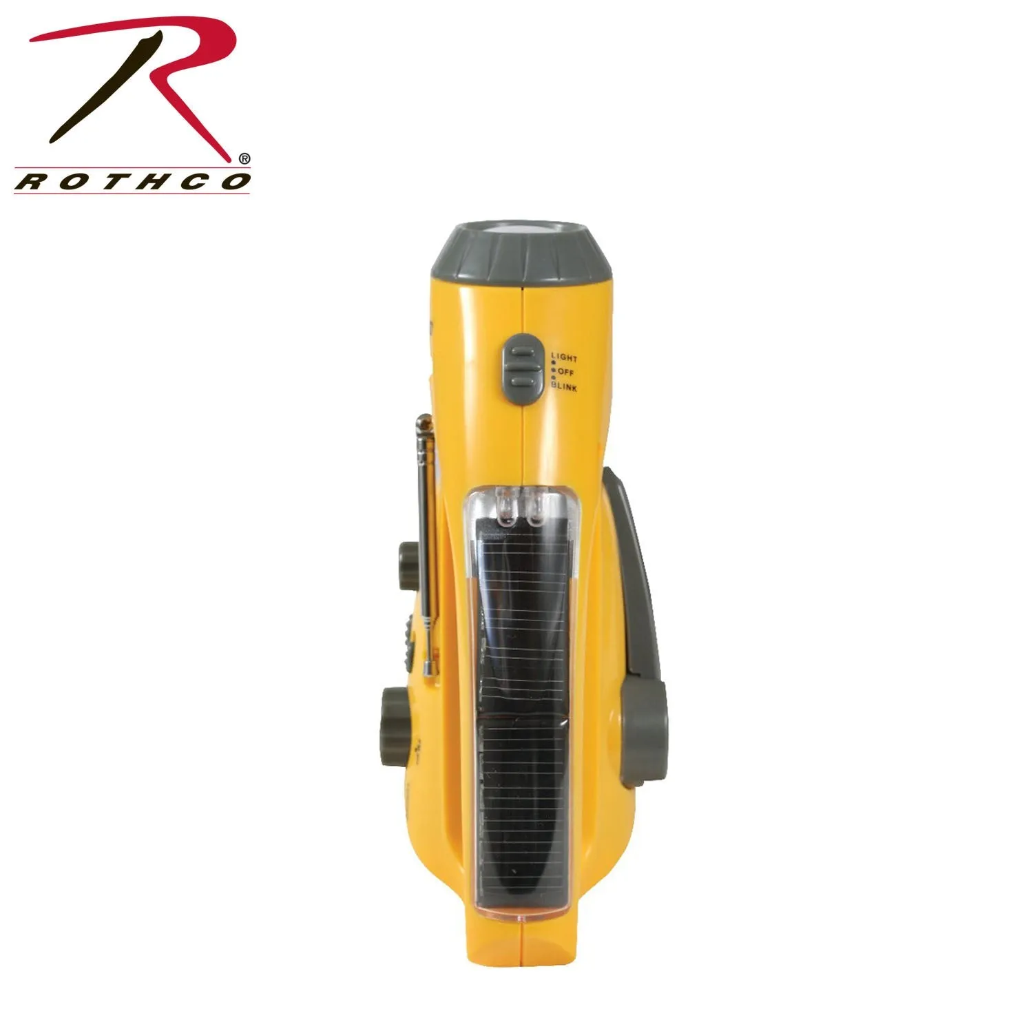 Radio Rothco Flashlight Touch-sensitive Solar/Wind Up with Verified seller