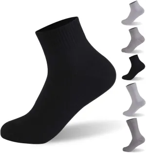 RANDY SUN Waterproof Socks, Unisex Cycling/Hunting/Fishing/Running Ankle Socks 1&2 Pair