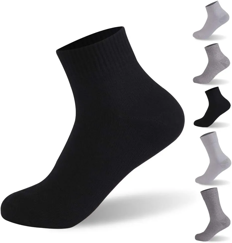 RANDY SUN Waterproof Socks, Unisex Cycling/Hunting/Fishing/Running Ankle Socks 1&2 Pair