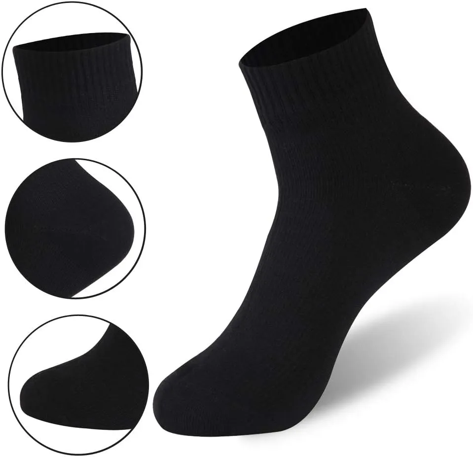RANDY SUN Waterproof Socks, Unisex Cycling/Hunting/Fishing/Running Ankle Socks 1&2 Pair