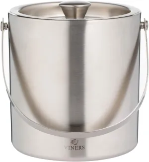 Rayware 0302.231 Viners Barware Ice Bucket Double Wall Silver 1.5l, Stainless Steel