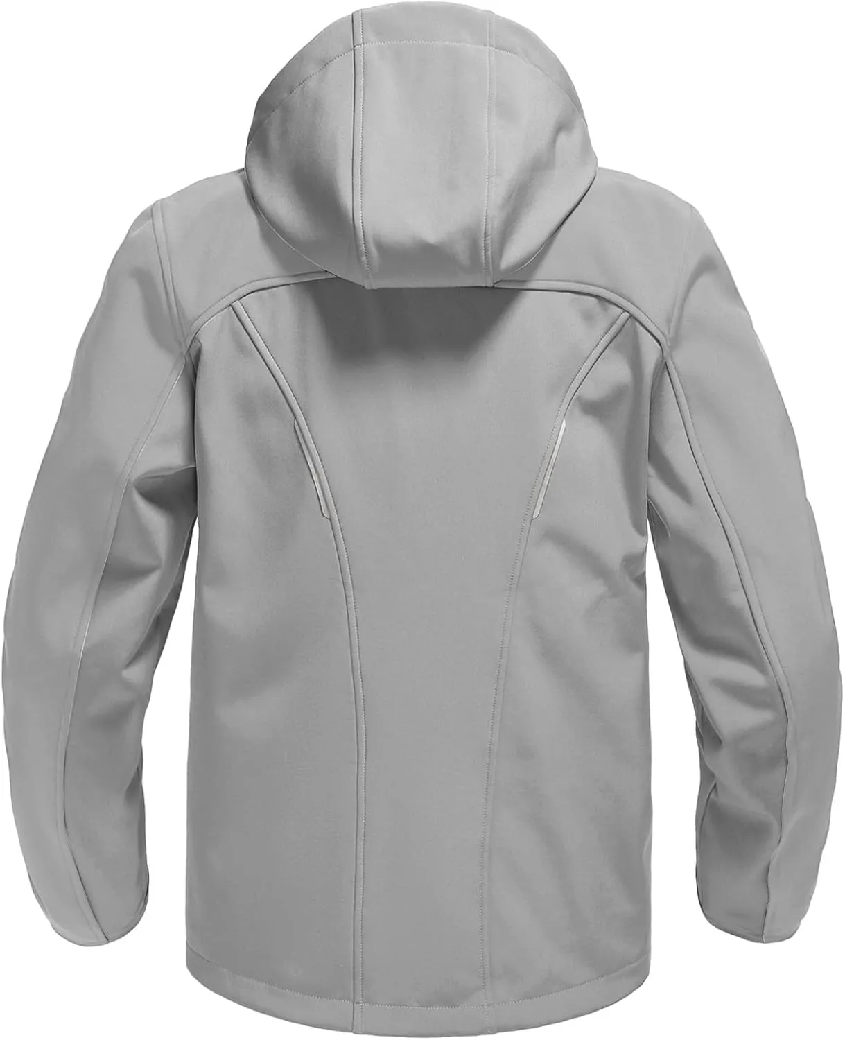 Rdruko Men's Soft Shell Jacket Fleece Lined Waterproof Lightweight Hiking Hooded Winter Jacket