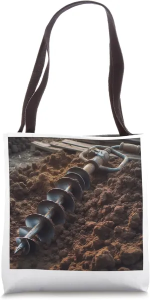 Really Like Augers - Auger Ice Fishing Digging Tote Bag