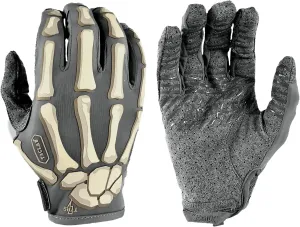 Reaper Ghost Gray Skeleton Gloves - Thin and Lightweight for Airsoft, Paintball, Cycling, Motorcycle, Multipurpose