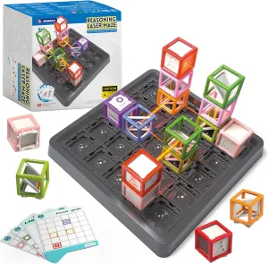Reasoning Maze, Ultimate STEM Toy for Boys Age 8-12, Logic Game with 60  Challenges, Perfect 8-12 Year Old Boy Birthday Gift to Cultivate Spatial Planning - Basic Level