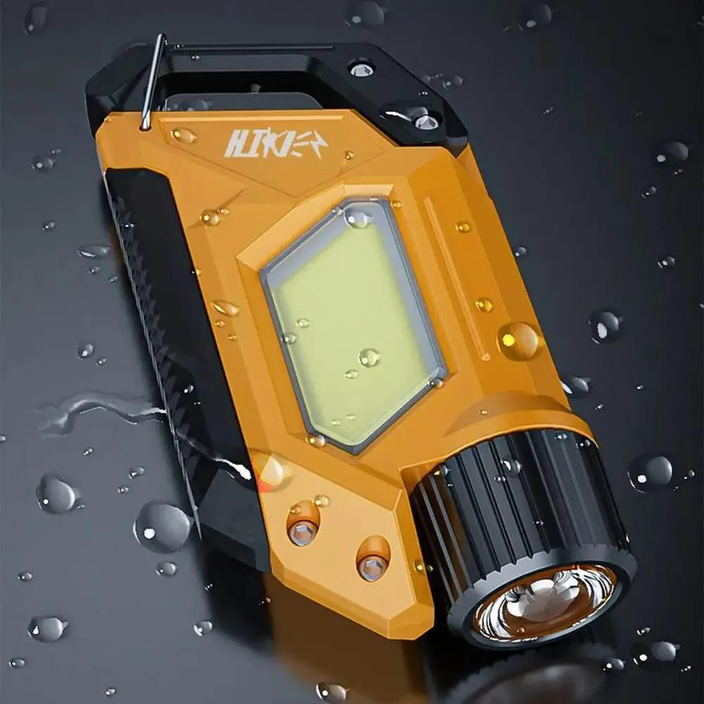 Rechargeable LED Keyring Light - Compact Camping Flashlight