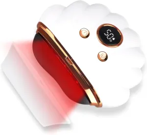 Red-Light-Therapy-for-Face Massager, Electric Gua Sha Heat Vibrating Body Massage Facial Skin Care Tool Sculpting Device, Red Led Light Therapy Wand Anti-Aging Wrinkle Puffiness Reduction Neck Tighten