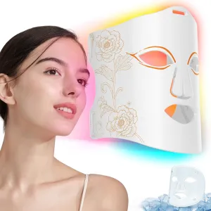 Red Light Therapy Mask for Face, 7 1 Near Infrared Healing Face Mask Light Therapy Portable Rechargeable Redlight Device Anti Aging Wrinkles