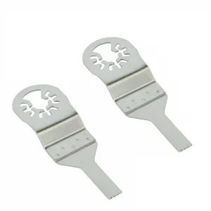 Replacement 2 Pack 10mm Stainless Steel Saw Blade Fits for Fein Multimaster Dremel Bosch Craftsman Ridgid Oscillating Tools for Versa Tool MB1G