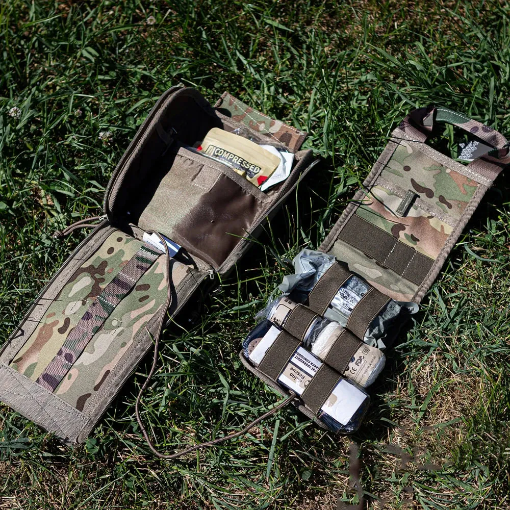 RHINO RESCUE Tactical Trauma Kit – Emergency First Aid IFAK for Outdoor & Combat Use