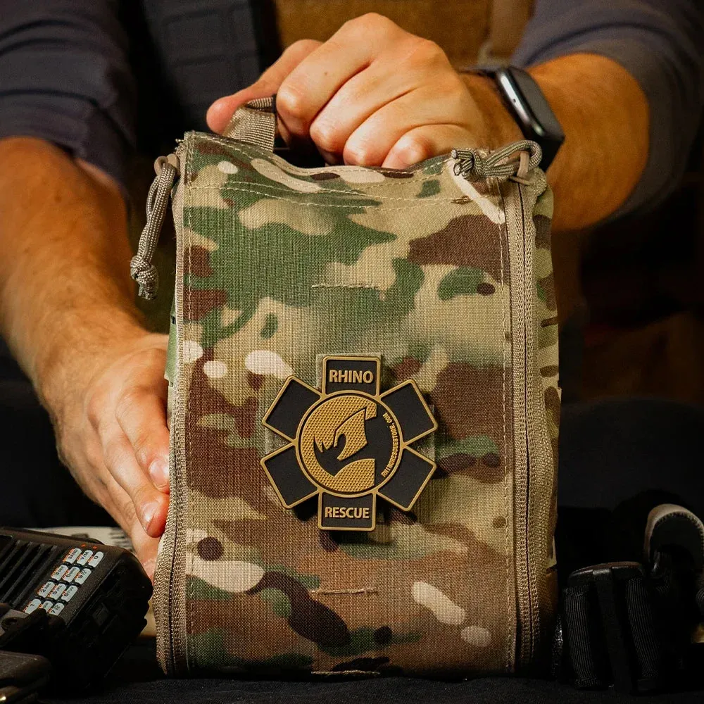 RHINO RESCUE Tactical Trauma Kit – Emergency First Aid IFAK for Outdoor & Combat Use