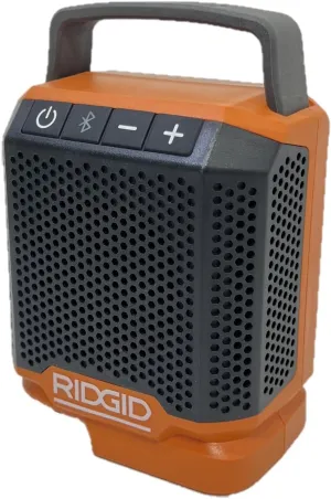 RIDGID 18V Cordless Speaker with Bluetooth Wireless Technology (Tool only)