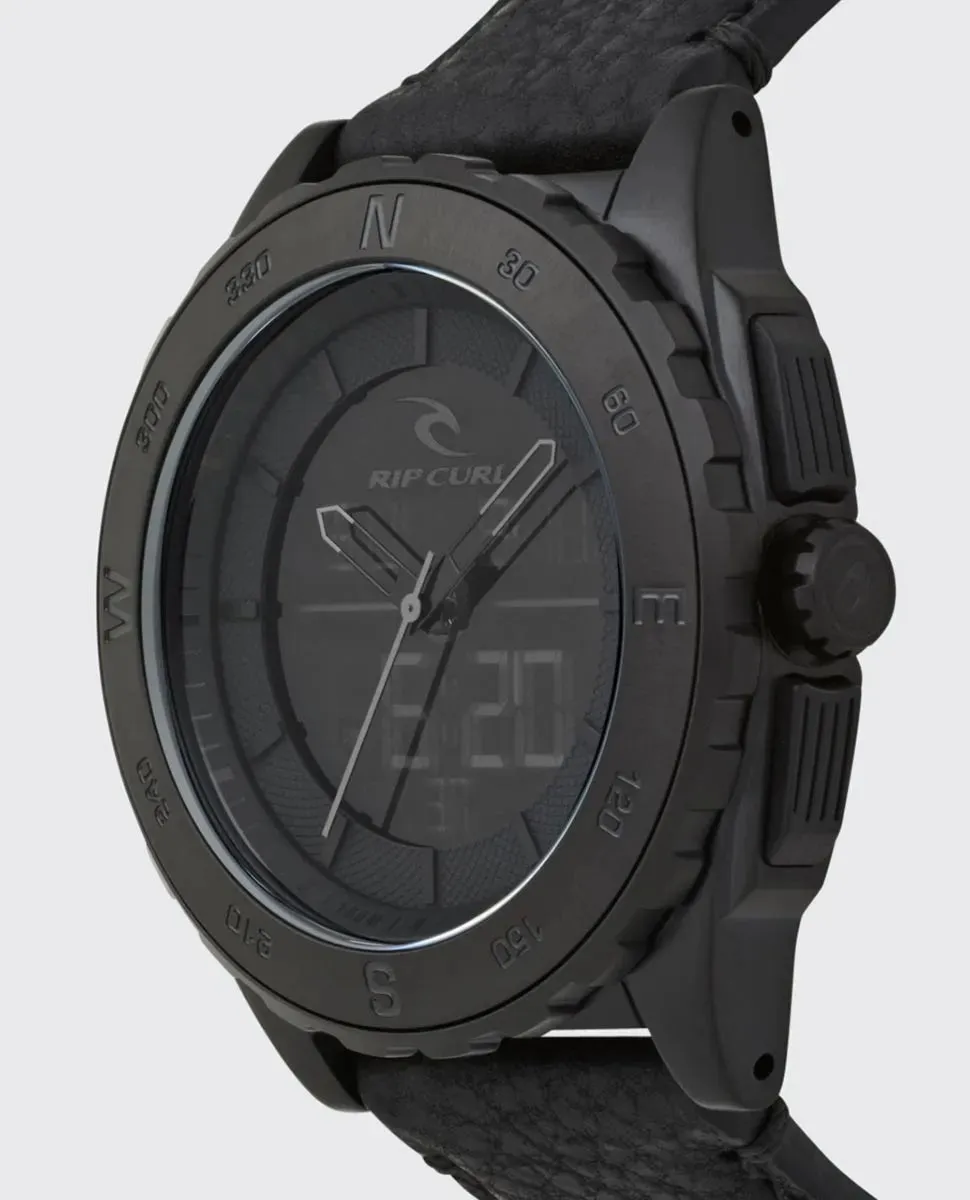 Rival Ana-Digital Leather Watch