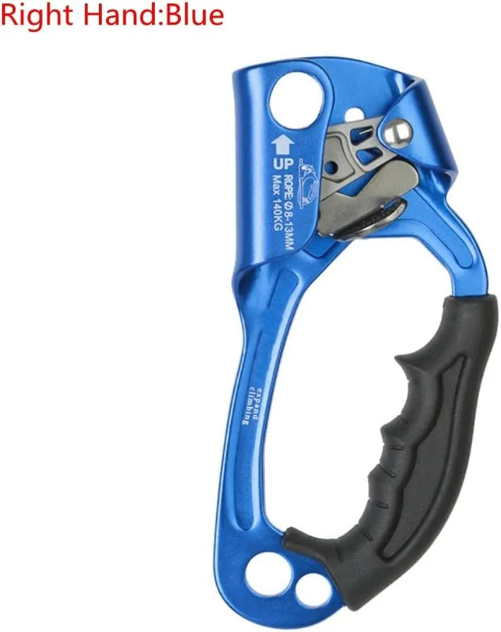 Rock Climbing Mountaineering Hand Ascender Device Rappelling Gear Equipment