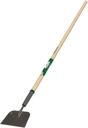 Rocky Mountain Goods Landscapers Select 7 in. Welded Sidewalk and Ice Scraper with 54 in. Hardwood Handle - Steel Blade - Great for Removing Ice, Snow, and Other Materials on Sidewalks or Driveways