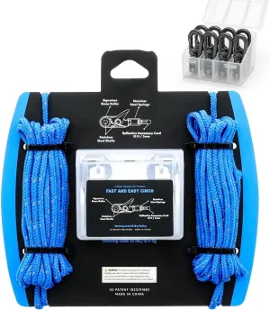 Rope Roller Paracord with Roller cam Technology - Easy Secure Tie Down for Outdoor, Camping, and Boating Guy Lines for Outdoor Camping and Boating (1)