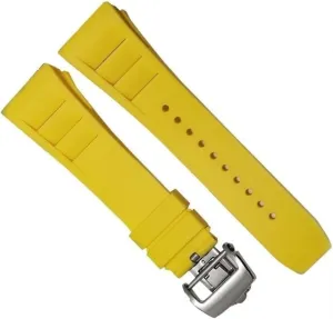 Rubber Watchband For RICHARD MILLE RM011 Series Men's Watch Strap Replacement Accessories 25-20mm