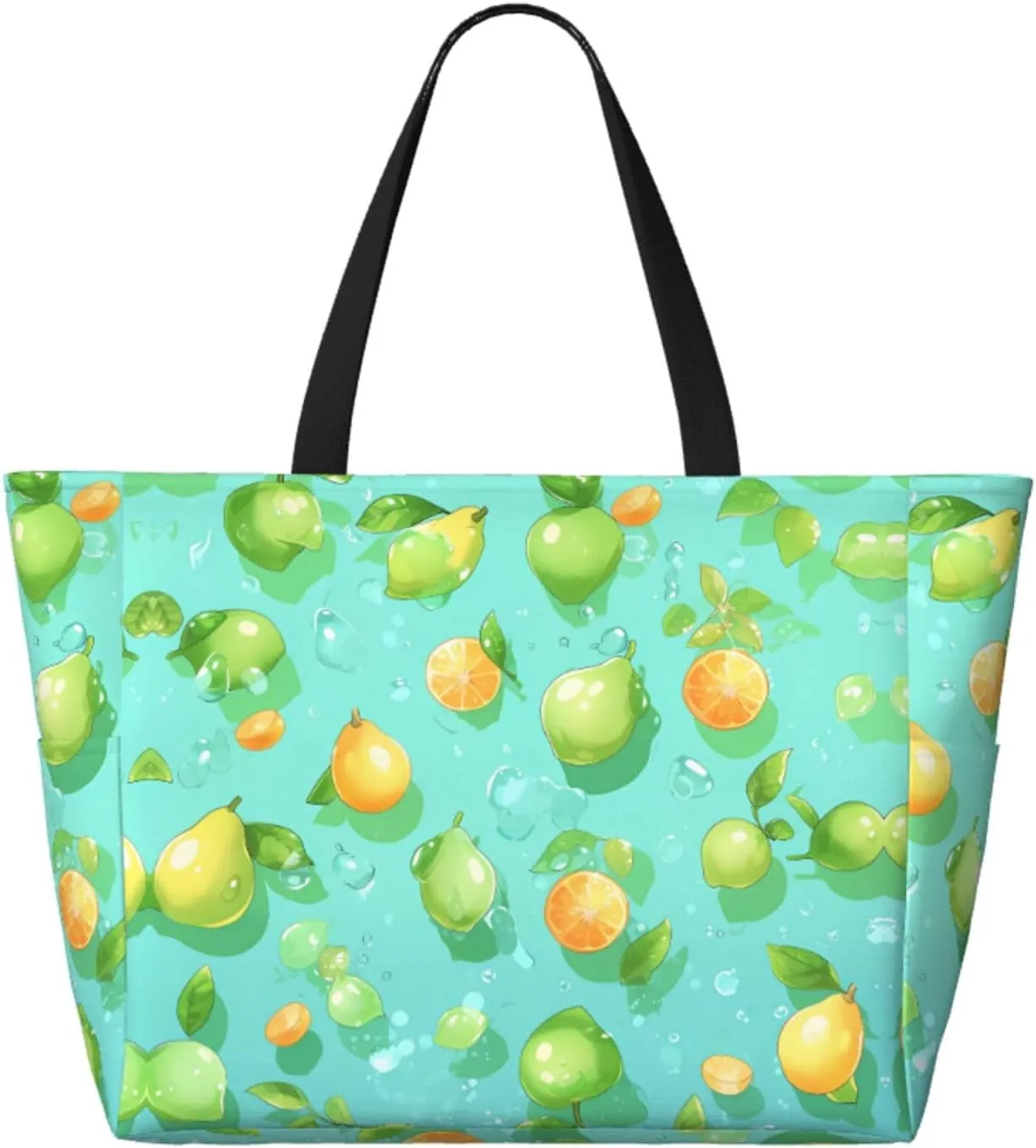 Rugby On Fire Spacious Large Capacity Beach Travel Bag - Foldable Beach Bag Tote Bag With Zipper