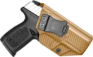 S&W SD9VE SD40VE Holster IWB Kydex Fit: Smith & Wesson SD9 VE & SD40 VE Pistol – Inside Waistband Concealed Carry – Adj. Cant & 'Posi-Click' Retention – No Wear or Jitter - USA Made - Right Hand Draw