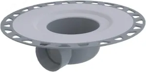 Schluter KERDI-Drain-H Shower Drain Kit with Horizontal PVC Flange   2" Outlet - Integrated Sloped Bonding Flange - KDH2FLKPVC