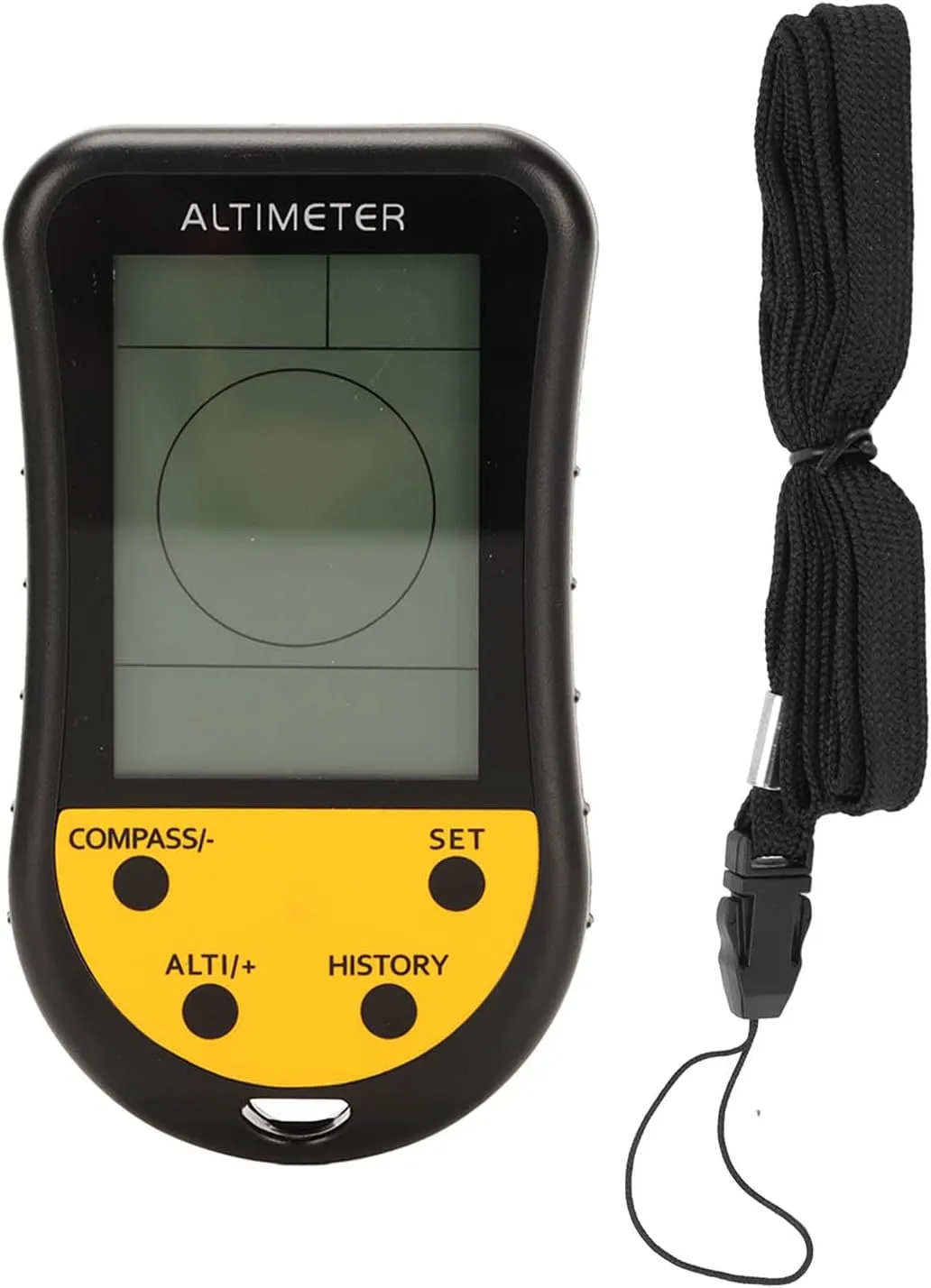 Septpenta Digital Altimeter Barometer, 8 in 1 LCD Digital Thermometer Watches, Backlight Digital Compass Altimeter, Wear Resistant, Easy to Carry for Outdoor Fans Hiking Camping Climbing