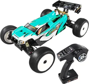 Serpent 1/8 Off-Road Truggy-e RTR, High Speed, Long Life, High-Performance Electric Truggy Kit, Battery and Charger Excluded, Orange (Green)
