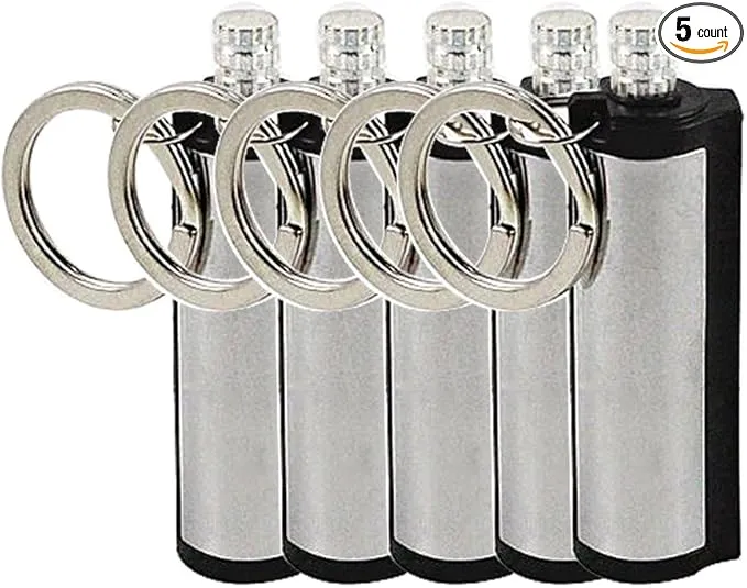 Set of 5 Forever Match, Metal Match, Flints, Camping, BBQ,Emergency Fire Starter Permanent Match