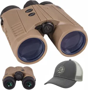 Sіg Sauer KILO10K-ABS HD 10x42 mm Laser Rangefinding Binocular with Sіg Free Hat Bundle