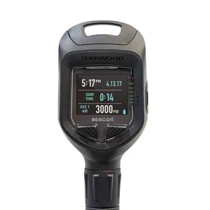Sherwood Scuba TFT Color Screen Air Integrated Dive Computer, with Locking QD and Bluetooth integrated Dive Log