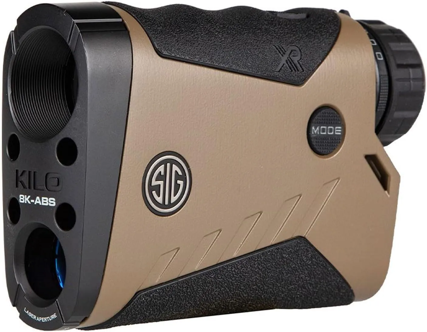 Sig Sauer KILO8K-ABS 7 x 25 mm Tactical Hunting Durable High Accuracy Up to 8000 Yards Reflective Range Digital Bluetooth Laser Monocular Rangefinder | Circle, Duplex, Box   Milling Grid Reticle