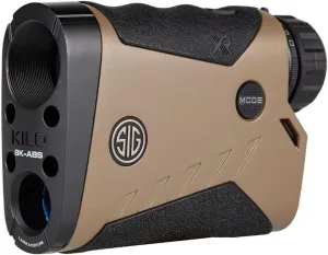 Sig Sauer KILO8K-ABS 7 x 25 mm Tactical Hunting Durable High Accuracy Up to 8000 Yards Reflective Range Digital Bluetooth Laser Monocular Rangefinder | Circle, Duplex, Box   Milling Grid Reticle