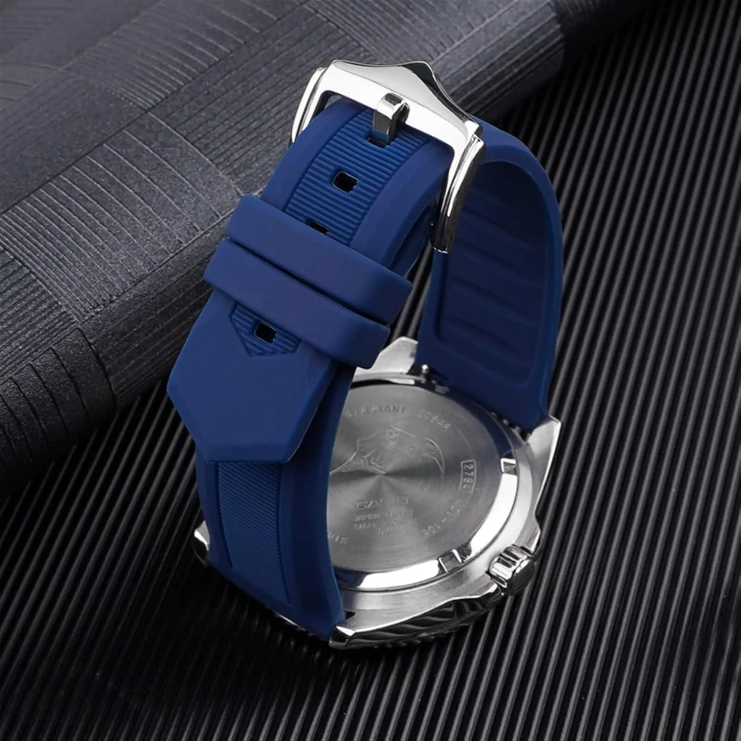 Silicone Watch Band Universal Rubber Sport Diving Wristband Bracelet Strap replacement Accessories