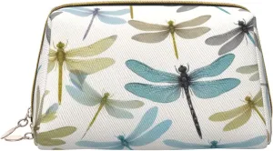 Simple Dragonfly Toiletry Pouch, Travel-Friendly Makeup Organizer For Makeup Brushes, Lipsticks
