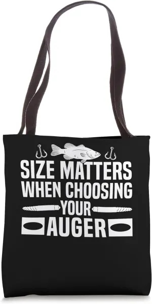 Size Matters When Choosing Your Auger Ice Fishing Tote Bag