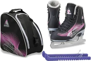 SKATE GURU Jackson Ultima Figure Ice Skates Softec for Women and Girls