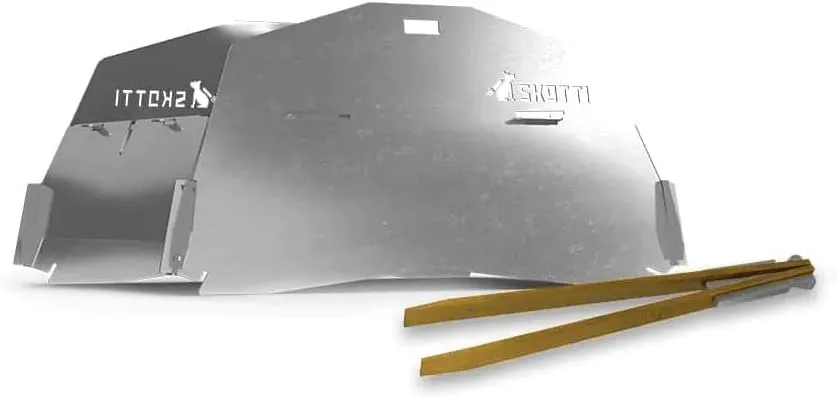 SKOTTI Cap - Fully Collapsible Camping Grill Lid for SKOTTI Grill, Outdoor Stove, and Camping Stove - Portable Gas Lid and Multifunctional Cooking Accessory