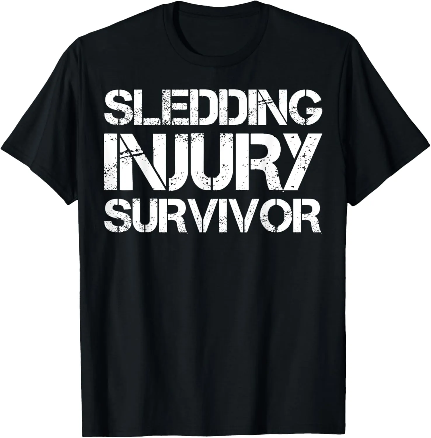 Sledding Injury Survivor T-Shirt