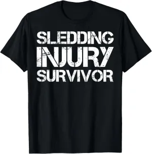 Sledding Injury Survivor T-Shirt
