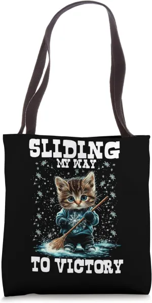 SLIDING MY WAY TO VICTORY Tote Bag