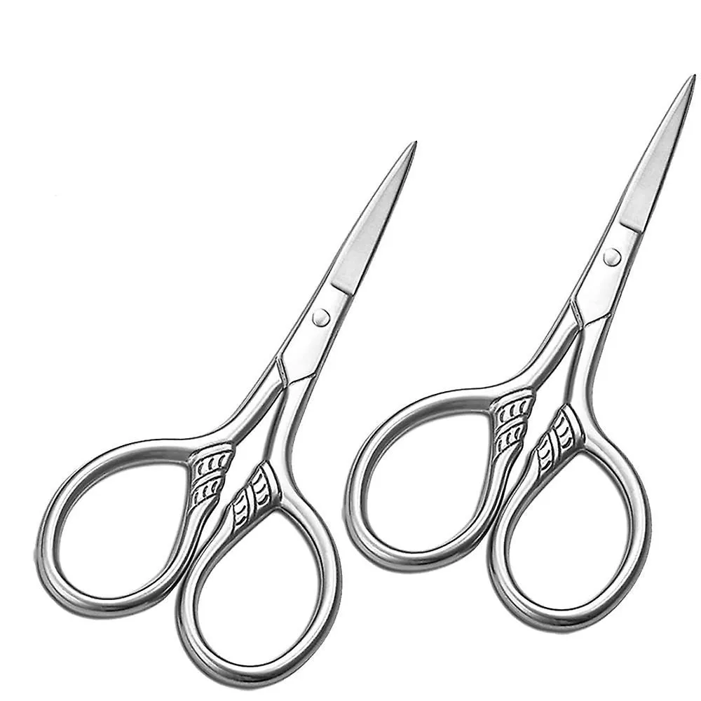 Small Scissors Stainless Steel Facial Hair Grooming Beauty Tool For Men