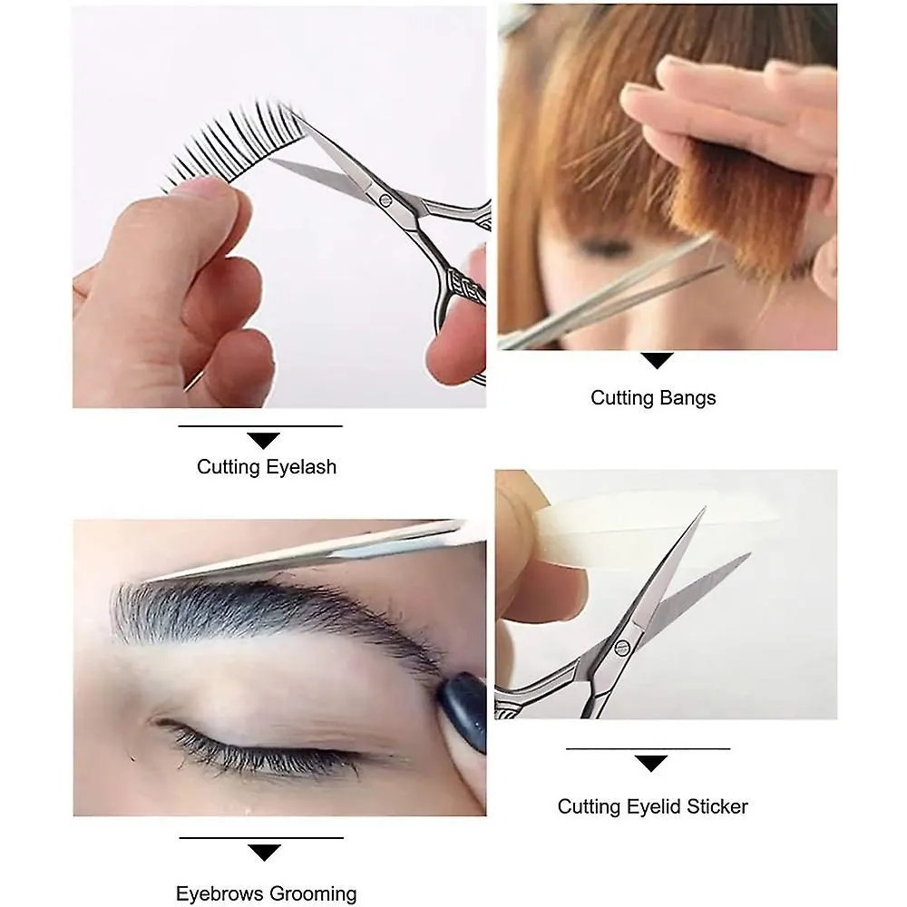 Small Scissors Stainless Steel Facial Hair Grooming Beauty Tool For Men