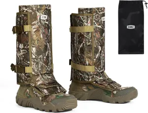 Snake Gaiters Snake Chaps, Waterproof Lower Legs Snake Guards, Snake Bite Protective Gaiters, Anti-Snake Gaiters for Men/Women, Adjustable Size for Hunting/Hiking/Farm Working