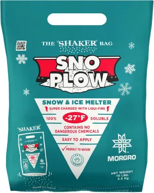 SNO Plow Snow and Ice Melt Shaker Bag, 10 lbs, 2 Pack