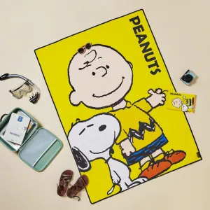 Snoopy Picnic Mat - Versatile Outdoor Blanket, Waterproof & Portable, Yellow - Perfect for Picnics, Camping, and More!, Yellow [Official License]
