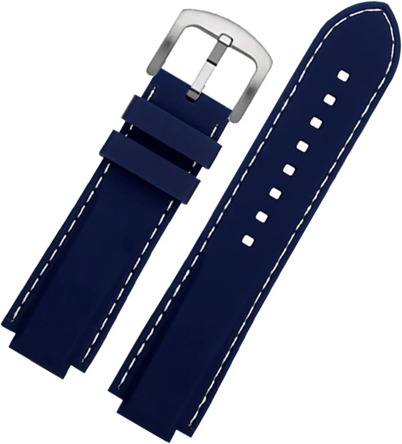 Soft Silicone Rubber Watchband Strap With Men And Women Sports Universal Quick Release Rubber Watch Strap 16mm